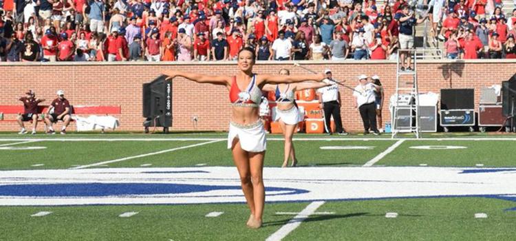 Jaguar Marching Band Feature Twirlers